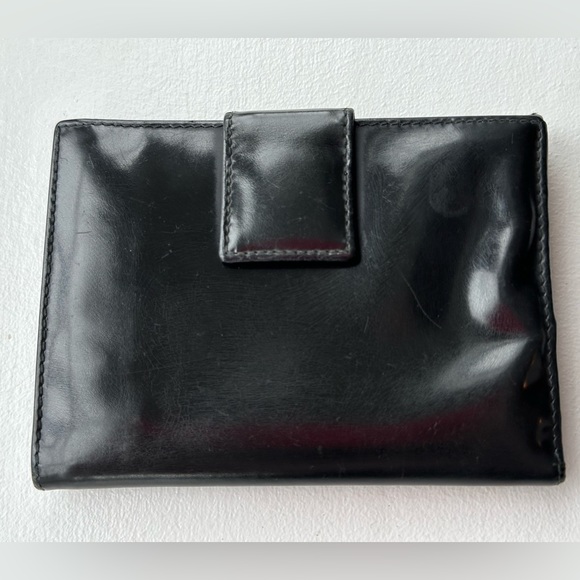 PRADA Spazzolato Leather Compact Wallet - Picture 5 of 14